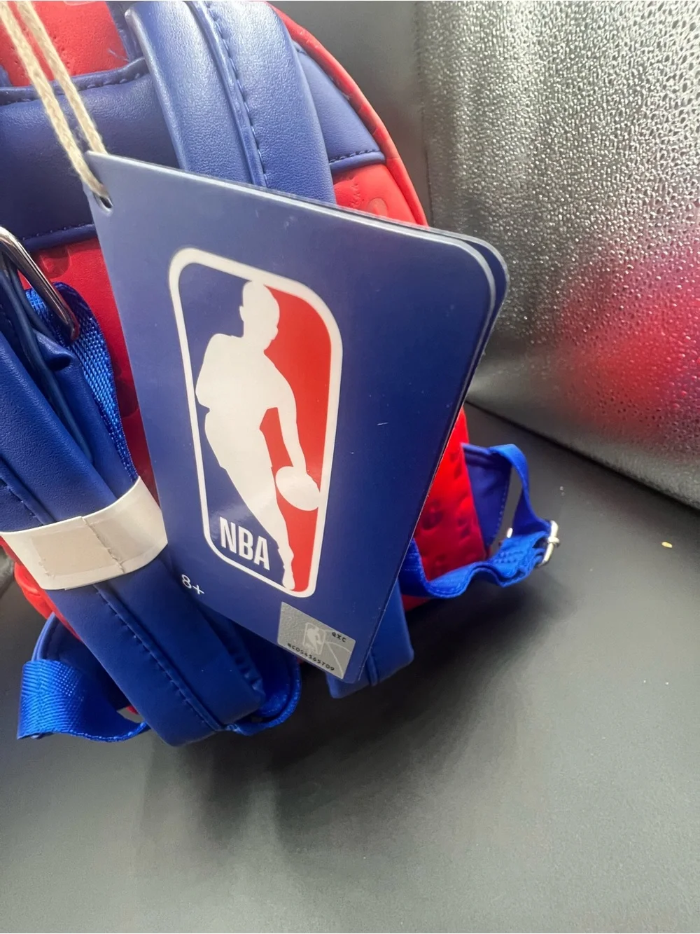Loungefly Philadelphia 76ers Red and Purple Kids Mini Backpack